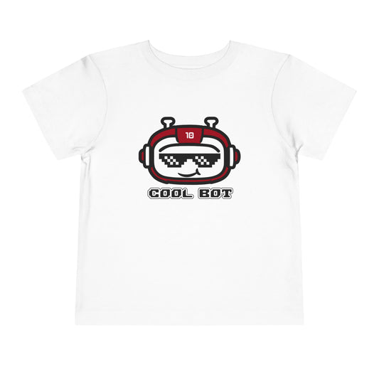 Cool Bot Toddler Short Sleeve Tee - Fun & Stylish Kids Tee for Playtime