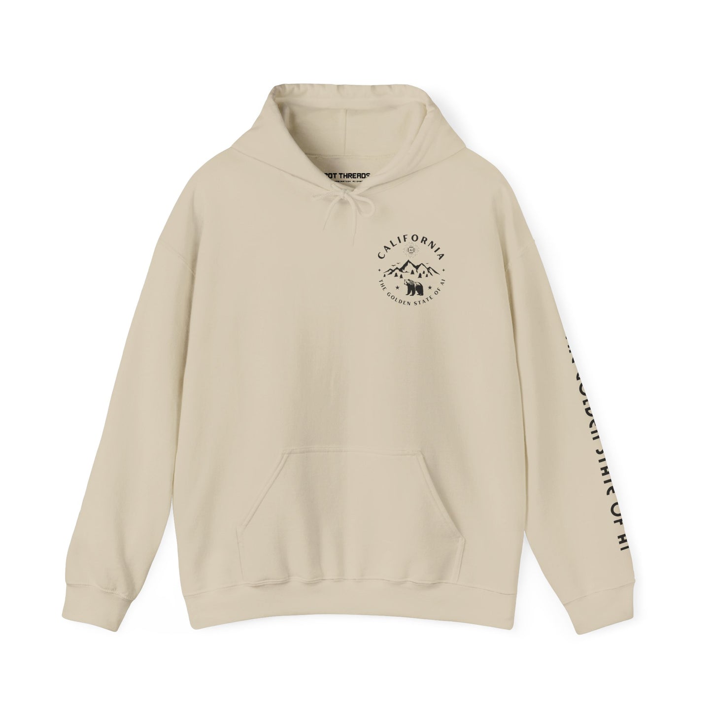 California The Golden State of AI - Unisex Hoodie
