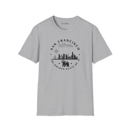 San Francisco CA The Golden State of AI - Unisex Softstyle Tee