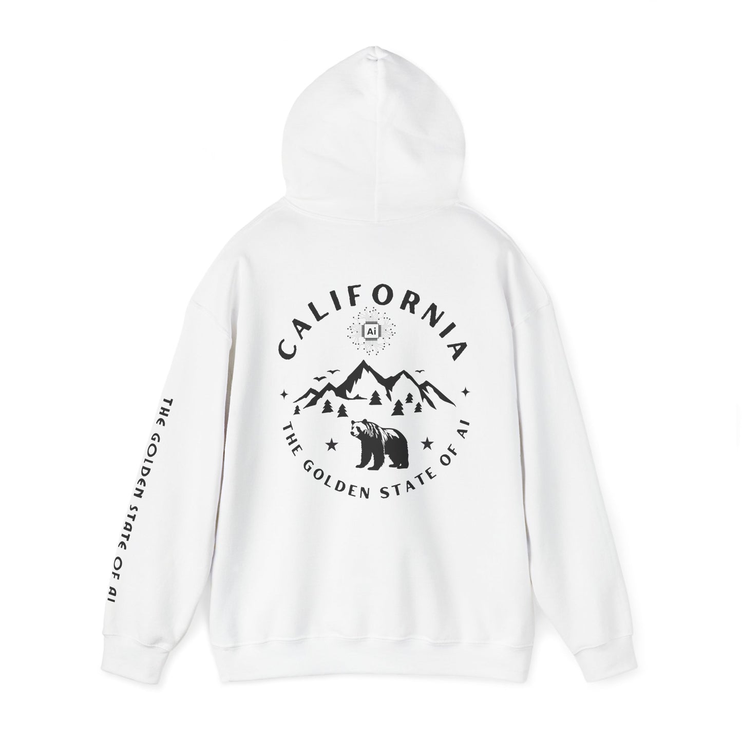 California The Golden State of AI - Unisex Hoodie