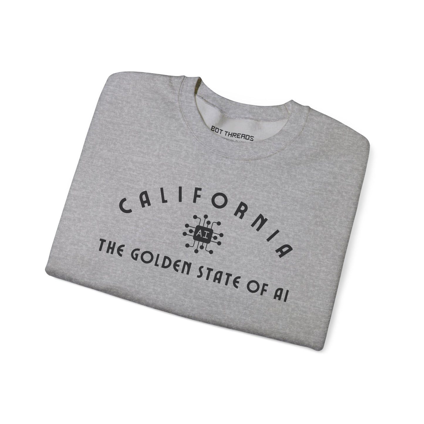 California The Golden State of AI - Crewneck Sweatshirt