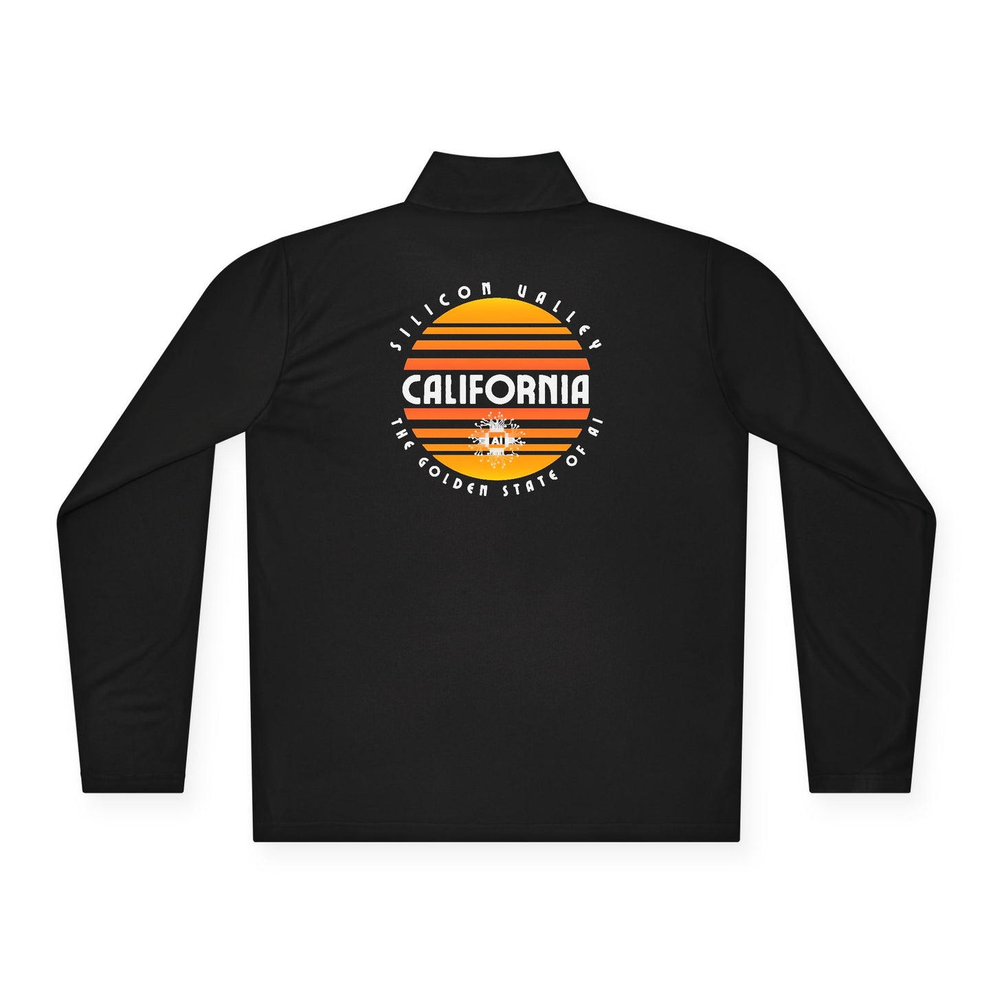 Silicon Valley CA The Golden State of AI - Quarter-Zip Unisex Pullover
