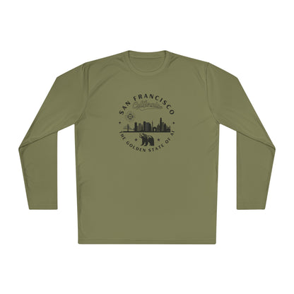 San Francisco CA The Golden State of AI - Unisex Long Sleeve Tee
