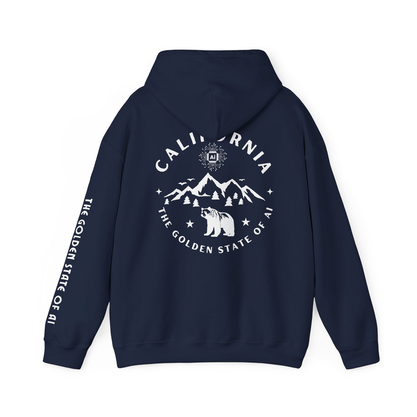 California The Golden State of AI - Unisex Hoodie