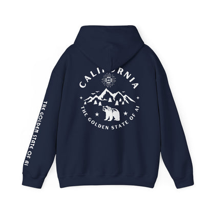 California The Golden State of AI - Unisex Hoodie