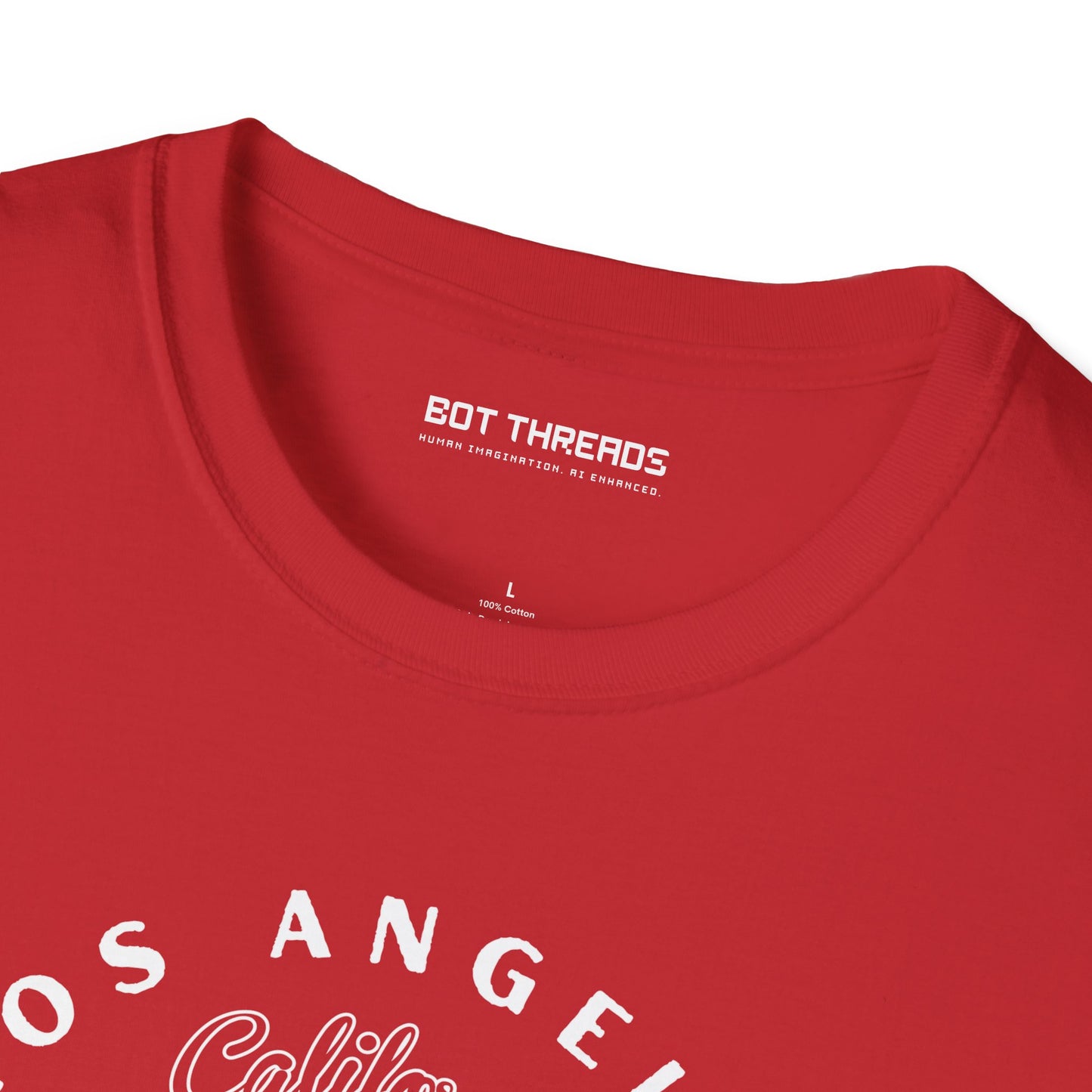 Los Angeles CA The Golden State of AI - Unisex Softstyle Tee