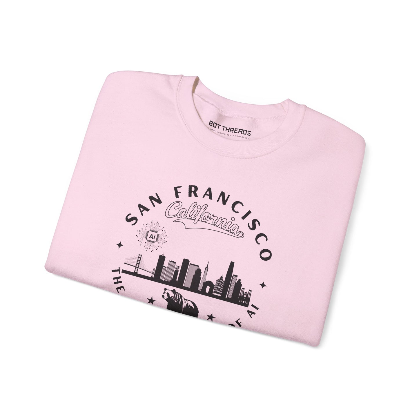 San Francisco CA The Golden State of AI - Crewneck Unisex Sweatshirt