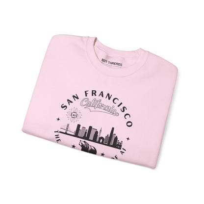 San Francisco CA The Golden State of AI - Crewneck Unisex Sweatshirt