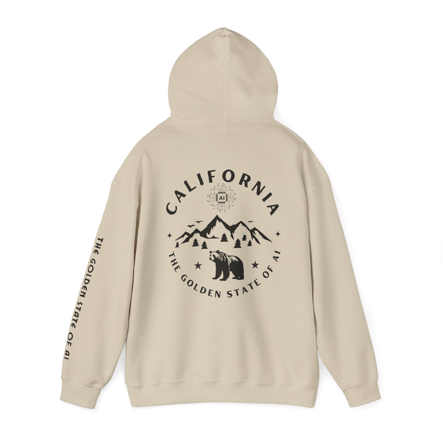 California The Golden State of AI - Unisex Hoodie