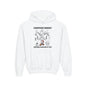 Camping Robot Youth Hooded Sweatshirt
