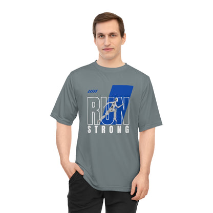 "Run Strong" Performance Unisex T-Shirt