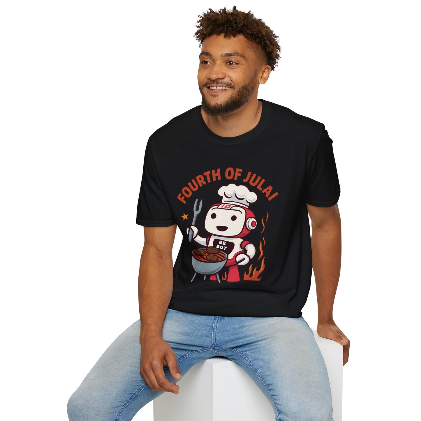 Fourth of July AI Tech Unisex T-Shirt