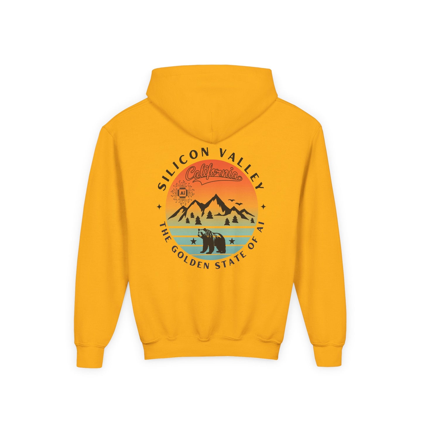 Silicon Valley  CA The State of AI Youth Hoodie