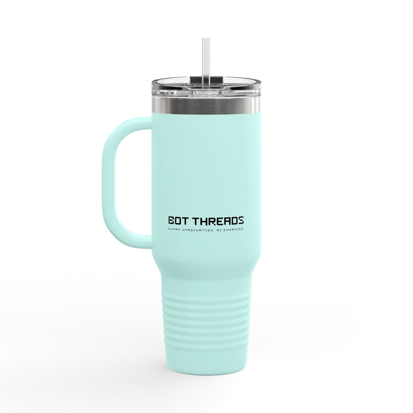 Catch the Wave CAThe Golden State of AI - Insulated Travel Mug 40oz with Straw