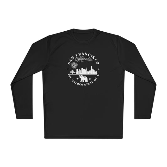 San Francisco CA The Golden State of AI - Unisex Long Sleeve Tee