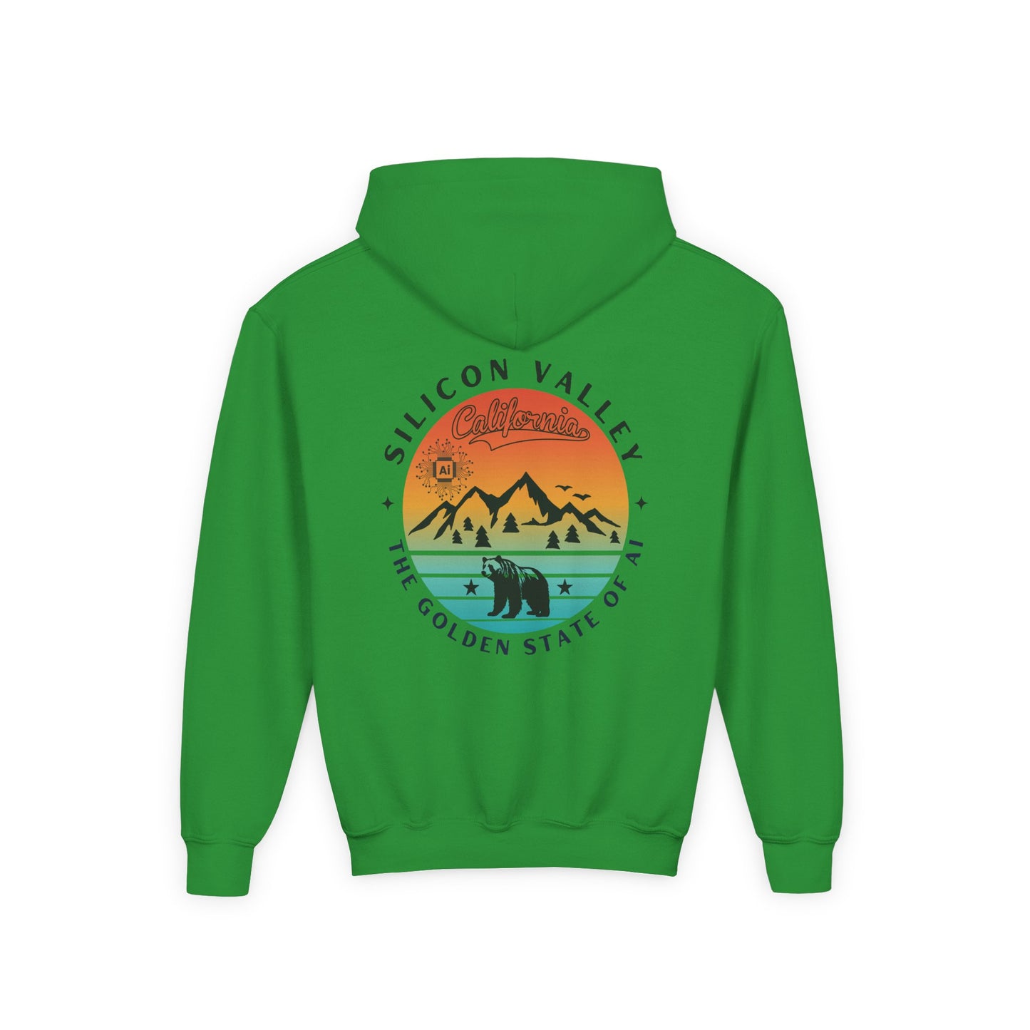 Silicon Valley  CA The State of AI Youth Hoodie