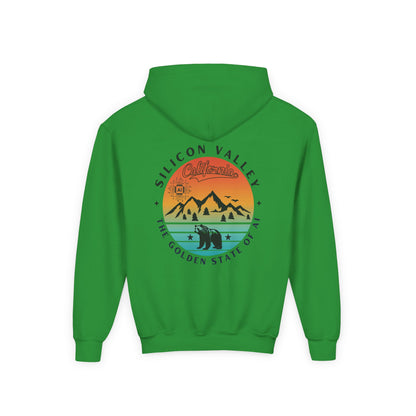 Silicon Valley  CA The State of AI Youth Hoodie