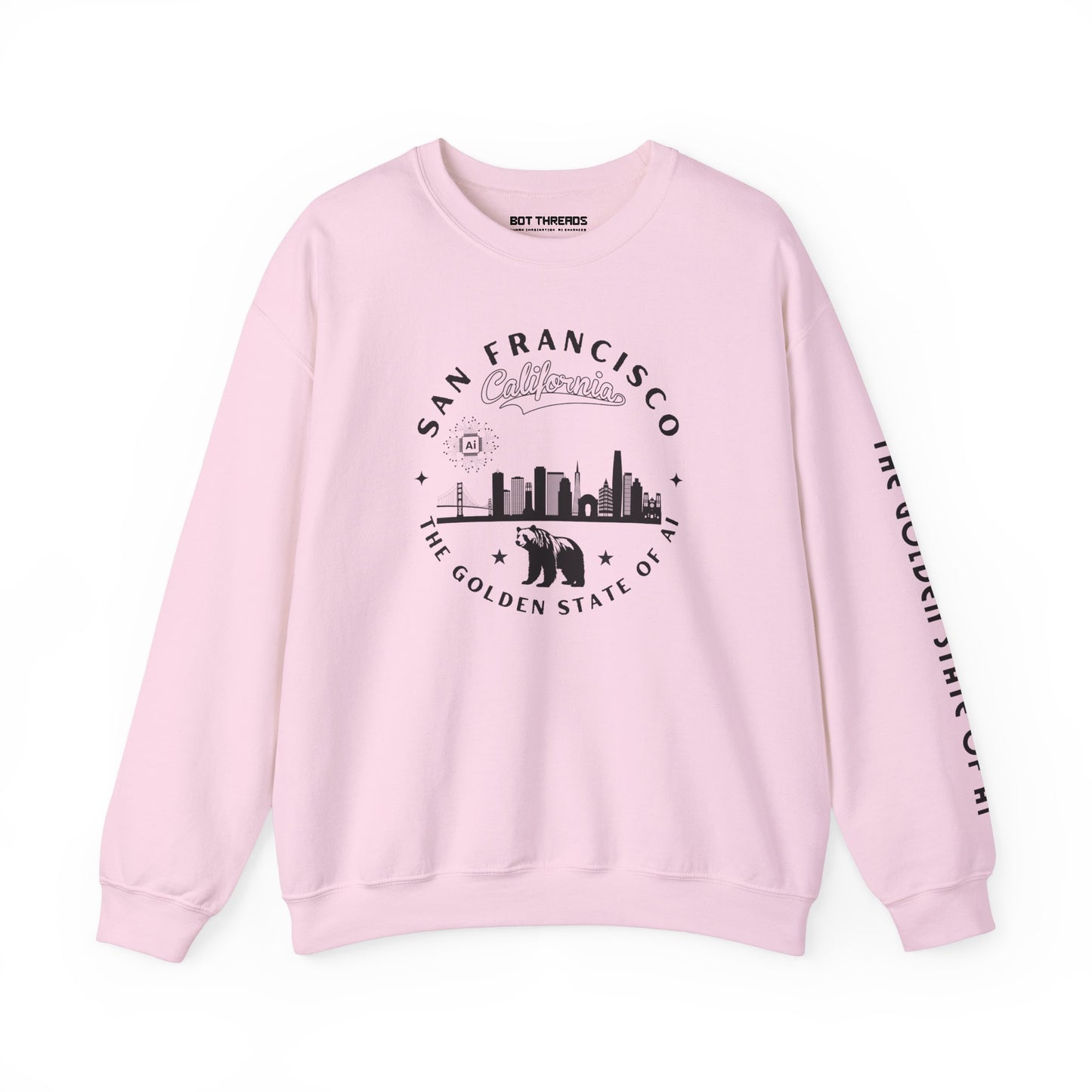 San Francisco CA The Golden State of AI - Crewneck Unisex Sweatshirt