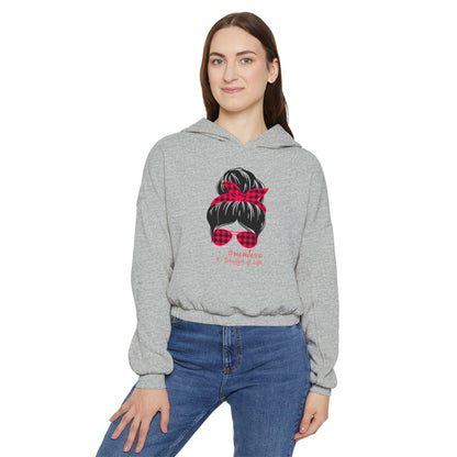 #MomLove #1 Debugger of Life - Women's Cinched Bottom Hoodie