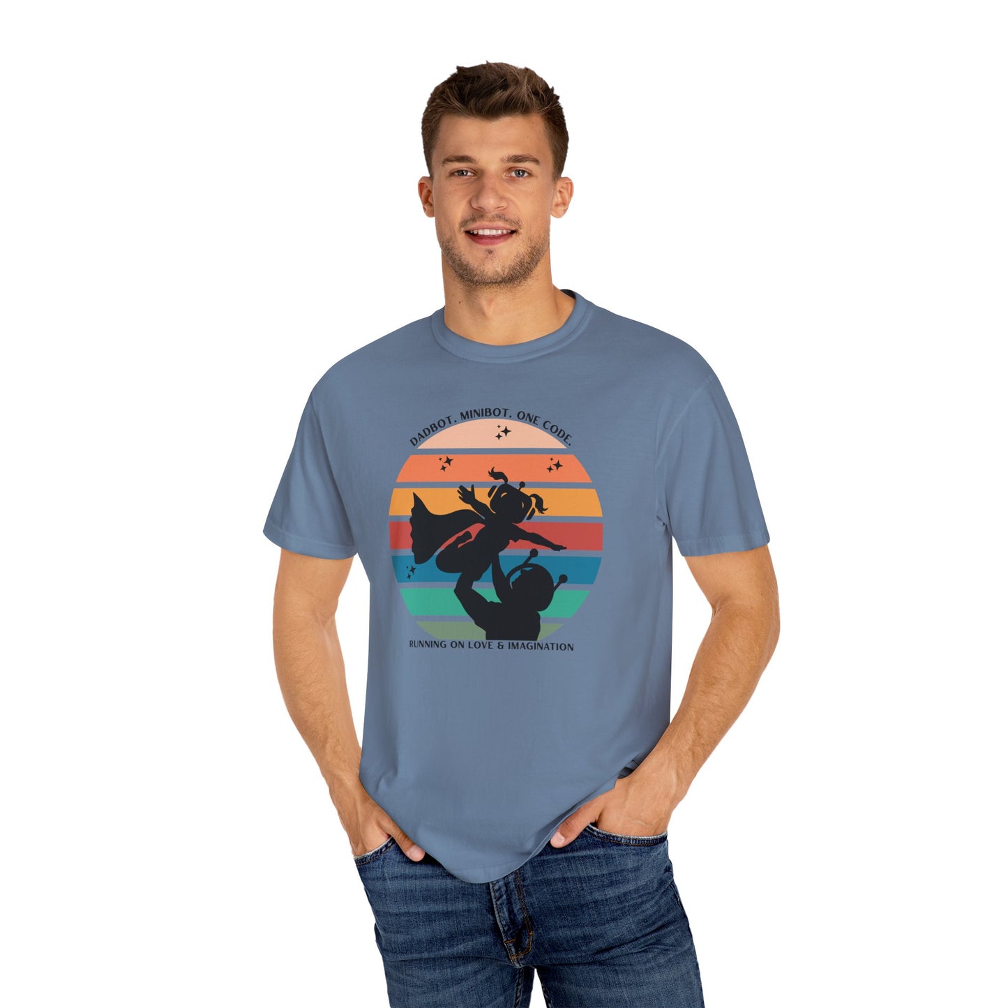 DadBot. MiniBot (girl). One Code.  Unisex T-shirt