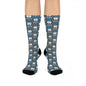 BB Bot Blue Character Cushioned Crew Socks