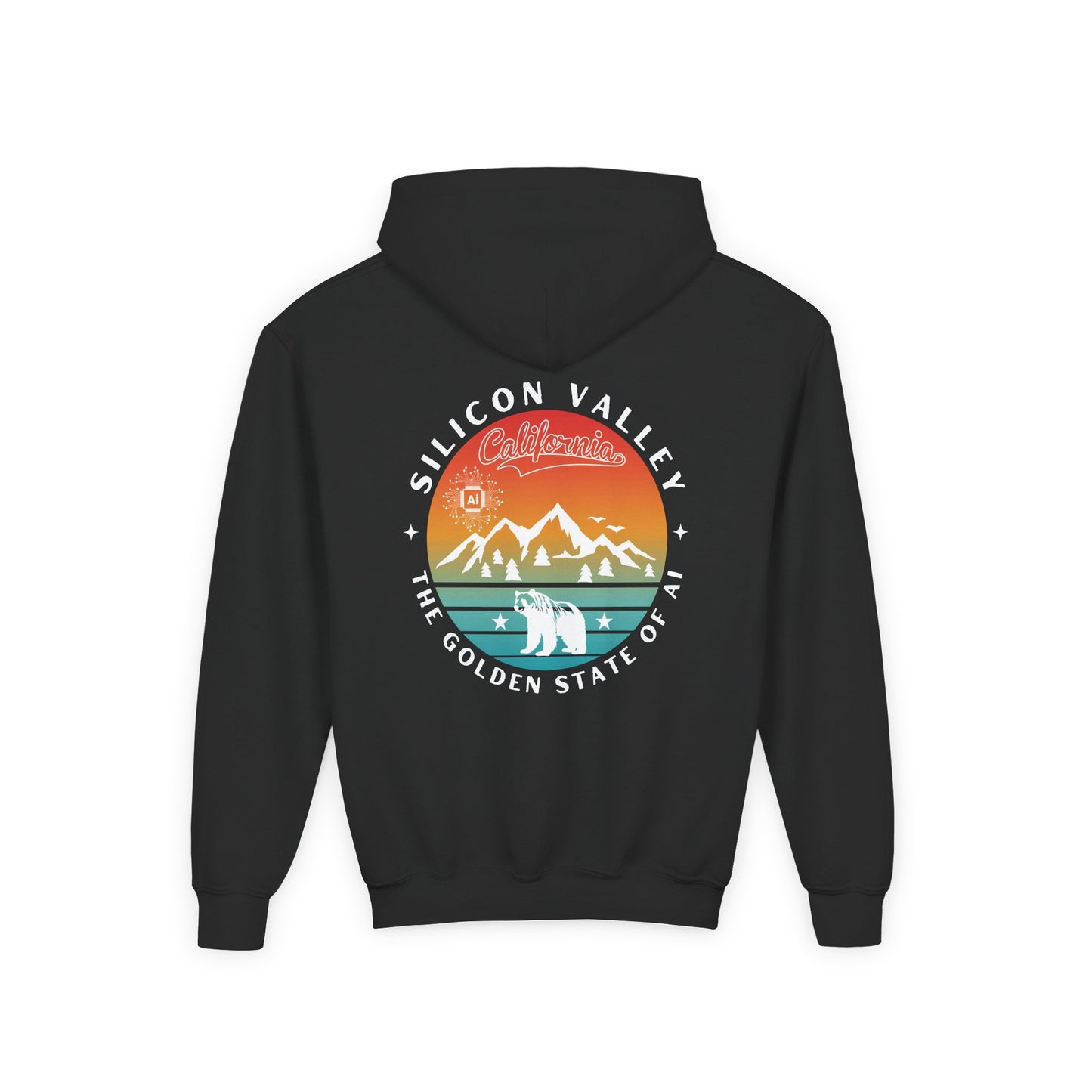 Silicon Valley  CA The State of AI Youth Hoodie