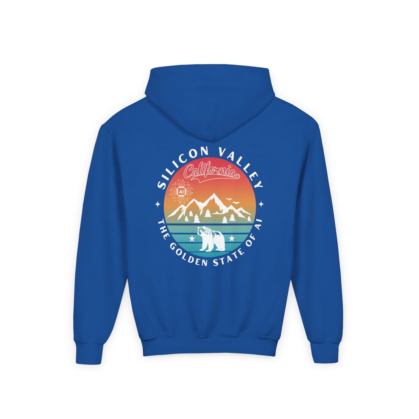 Silicon Valley  CA The State of AI Youth Hoodie