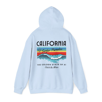 Catch the Wave CA The Golden State of AI - Perfect for AI Tech Beach Lovers & Adventure Seekers