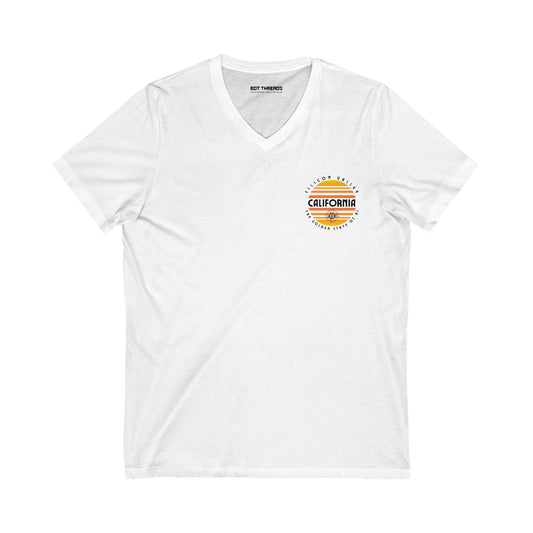California The Golden State of AI - Unisex V-Neck Tee