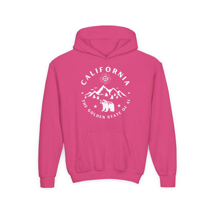 California The Golden State of AI Youth Hoodie