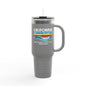 Catch the Wave CAThe Golden State of AI - Insulated Travel Mug 40oz with Straw