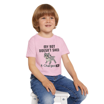 My CatBot Doesn't Shed It Charges - Cute Short Sleeve Tee