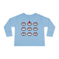 Toddler Robot Emotions Long Sleeve Tee