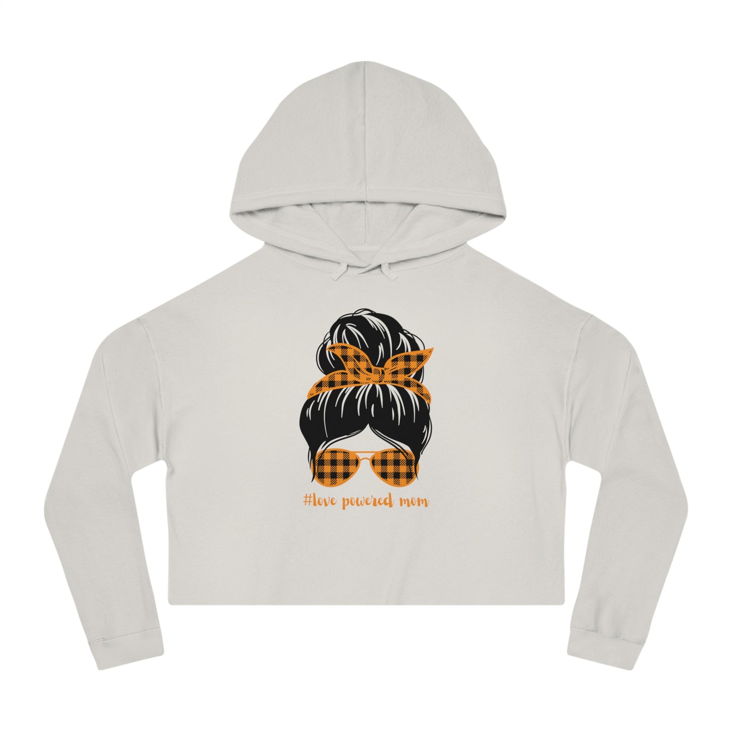 Women's Cropped Hoodie - LovePowered Mom