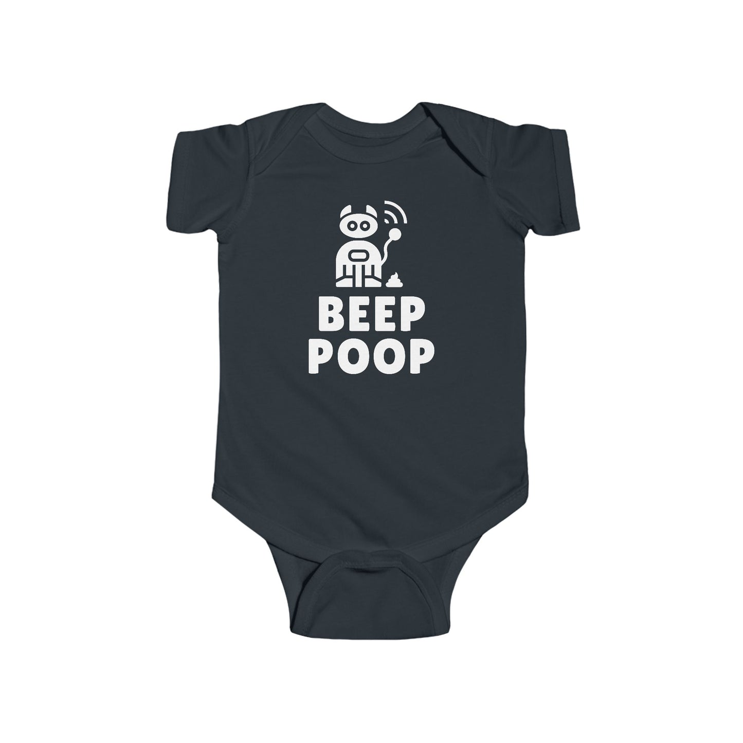 Funny "Beep Poop" Infant Bodysuit
