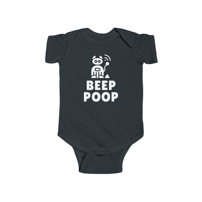 Funny "Beep Poop" Infant Bodysuit