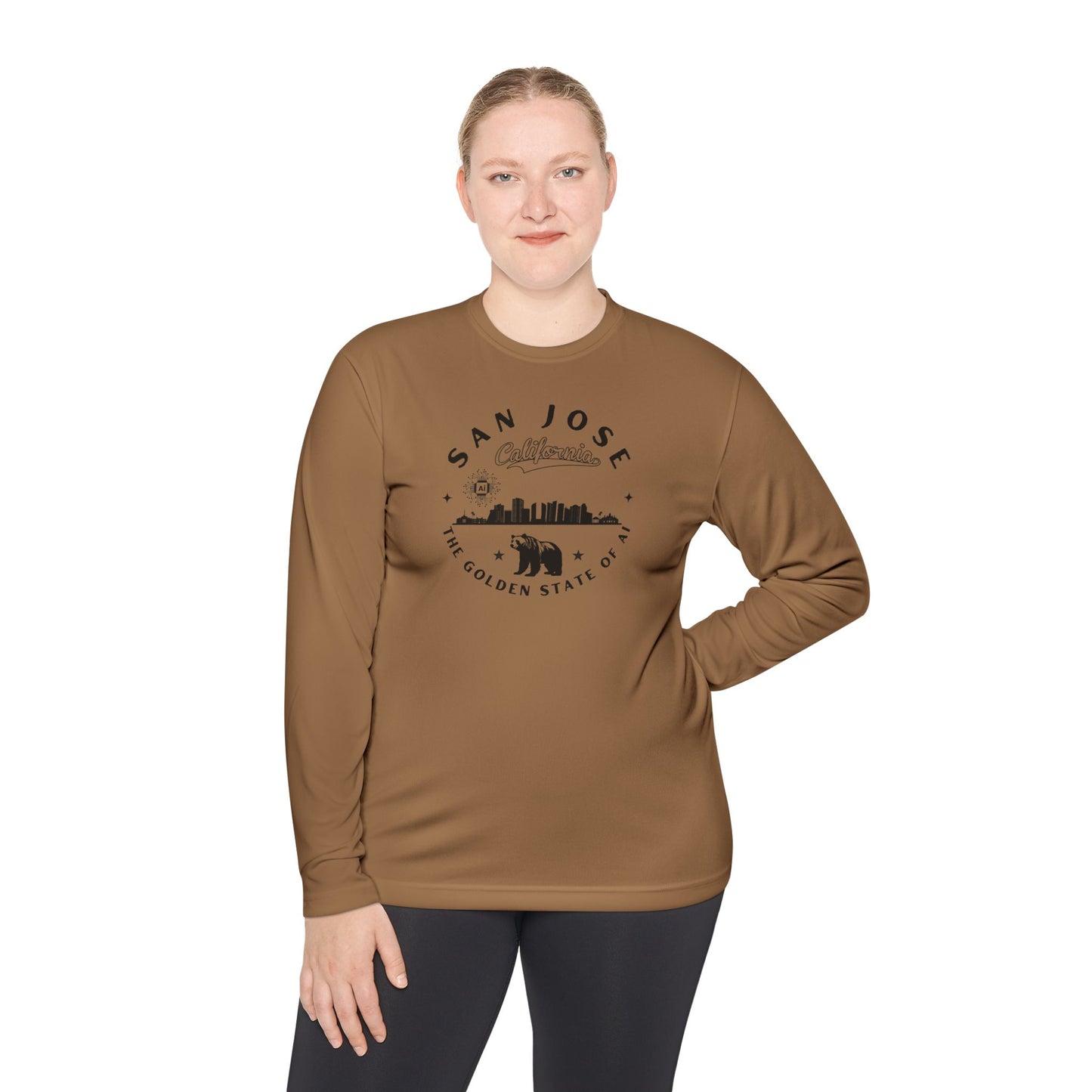 San Jose CA The Golden State of AI - Unisex Long Sleeve Tee