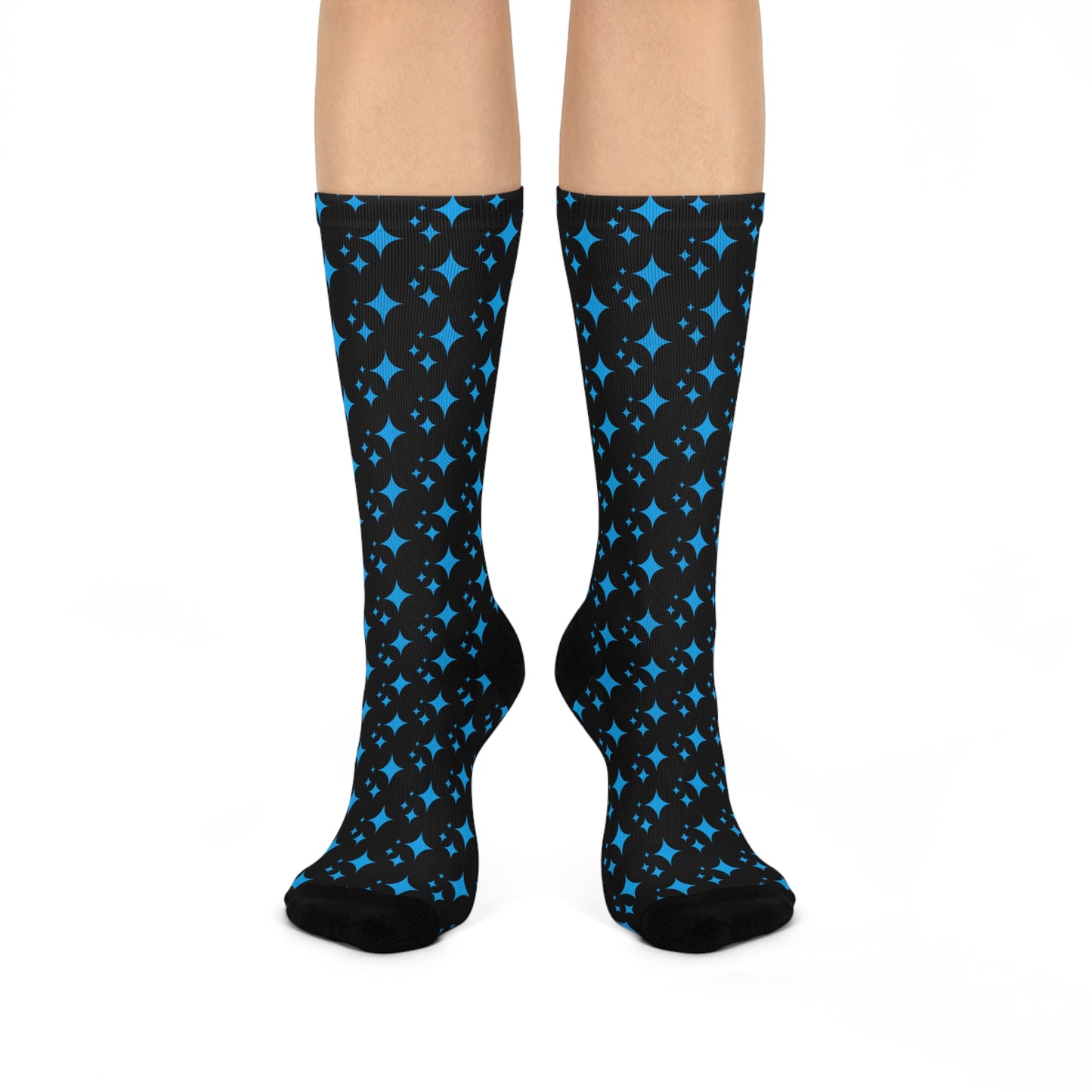 Crew Socks - Stylish Cushioned AI Star Symbol Design