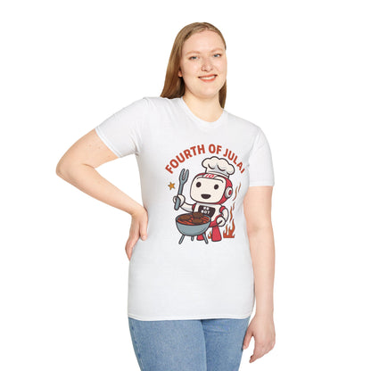 Fourth of July AI Tech Unisex T-Shirt