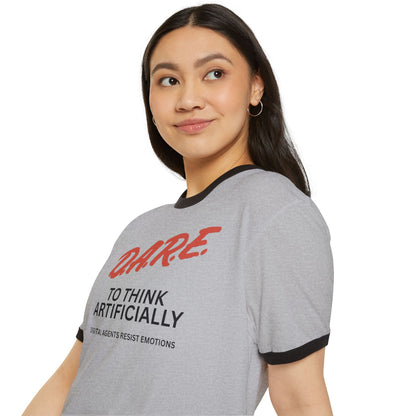 Retro Unisex Tee - D A R E To Think Artificially