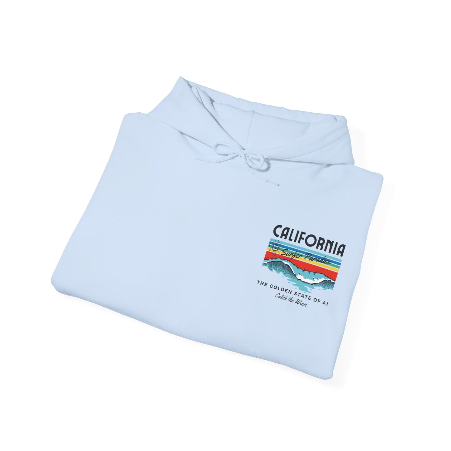 Catch the Wave CA The Golden State of AI - Perfect for AI Tech Beach Lovers & Adventure Seekers