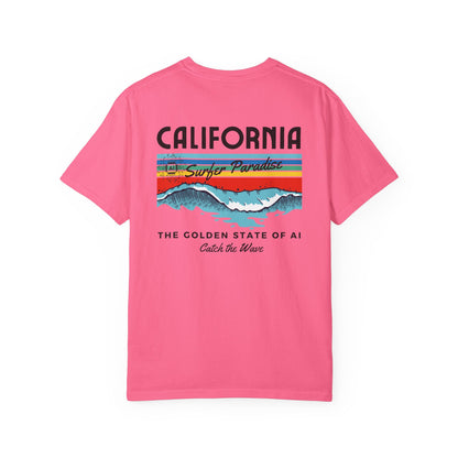 Catch the Wave CA The Golden State of AI - Unisex Tee