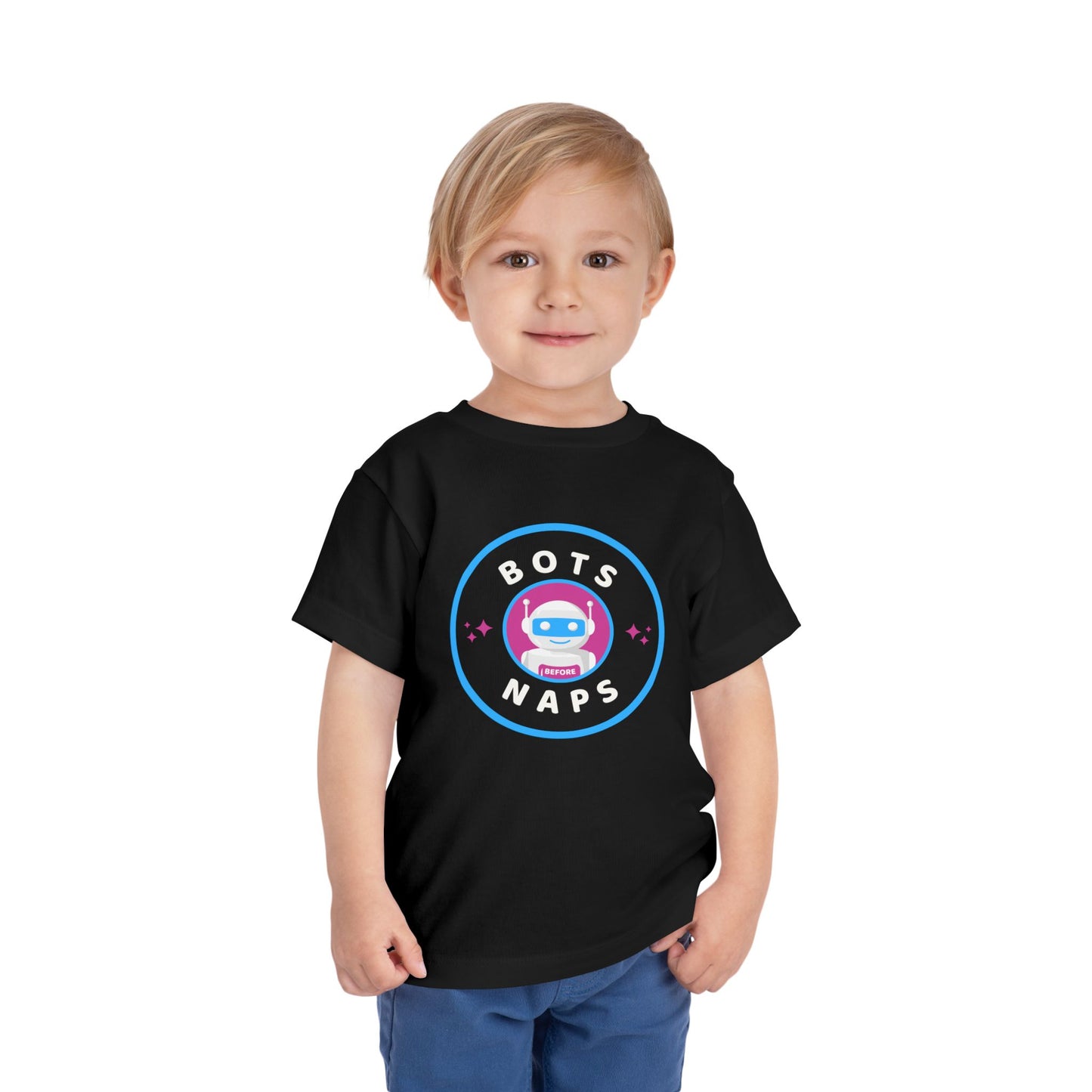 Bots Before Naps - Toddler Short Sleeve Tee