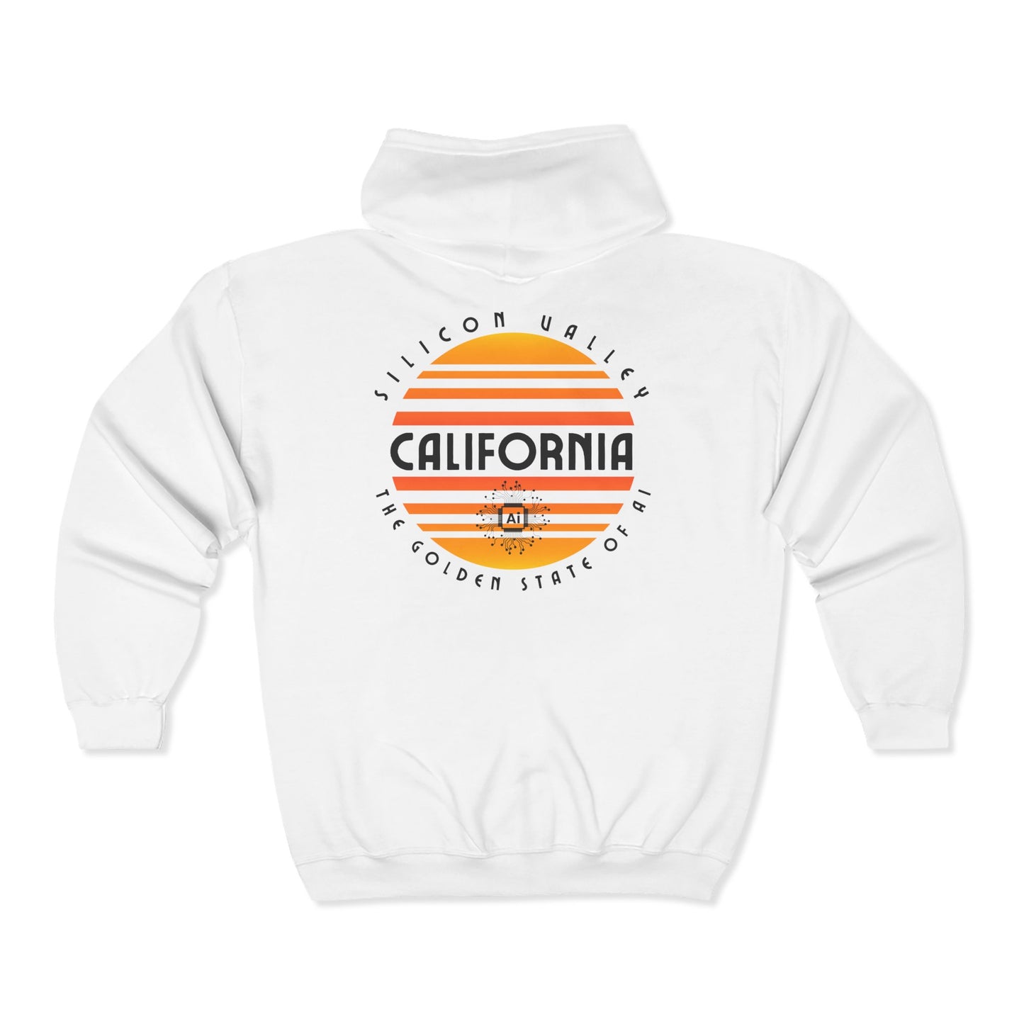Silicon Valley CA The Golden State of AI Hoodie Sweatshirt