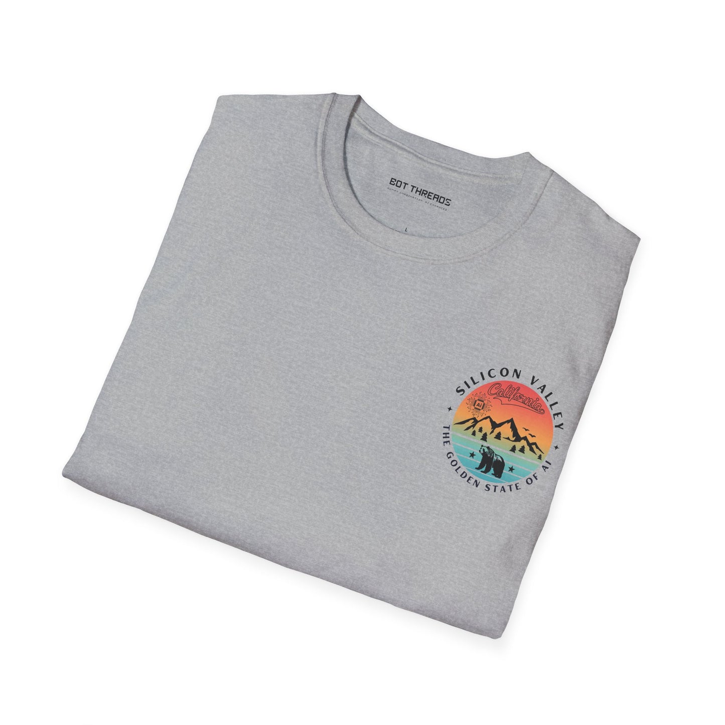 Silicon Valley CA The Golden State of AI Unisex T-Shirt