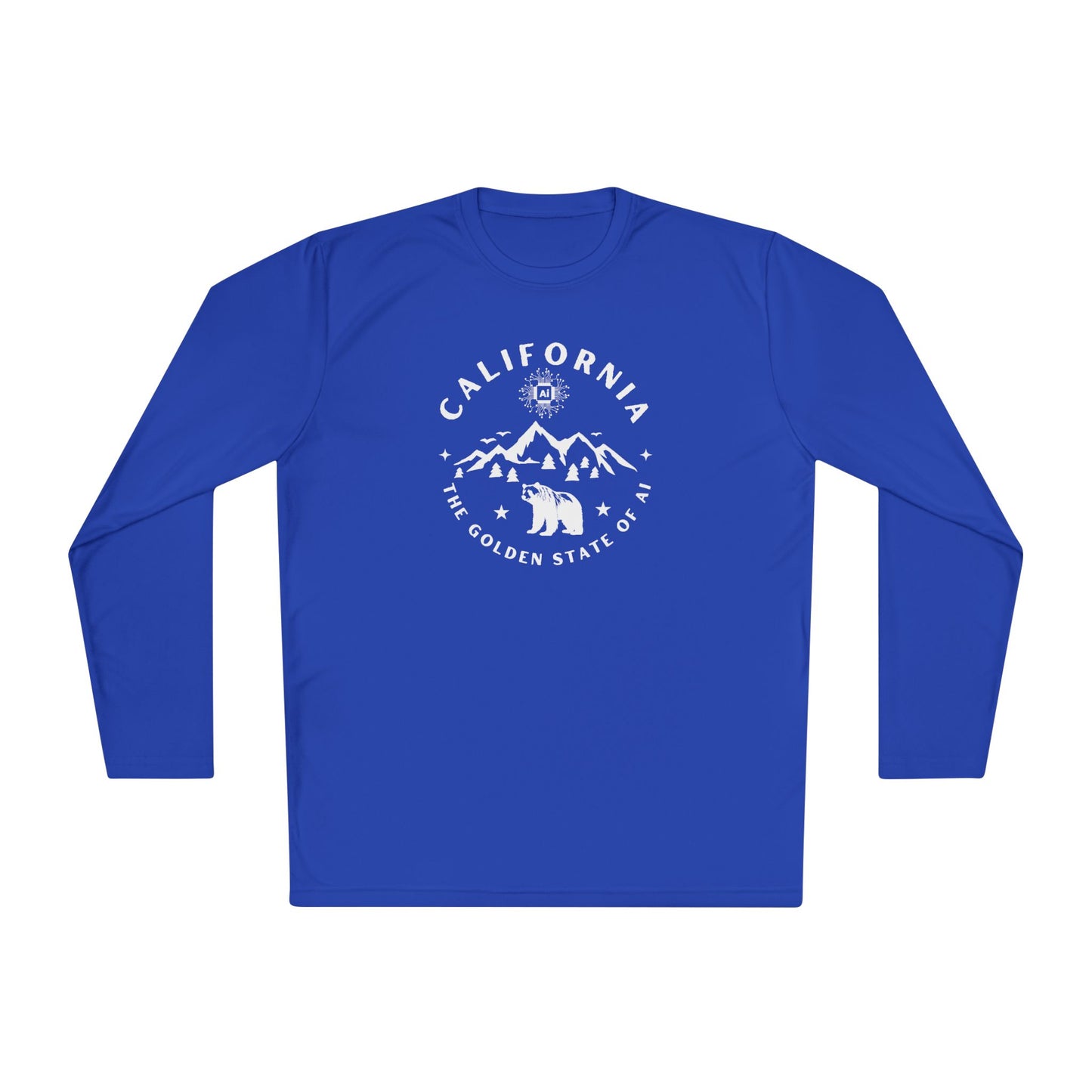 California The Golden State of AI - Unisex Long Sleeve Tee