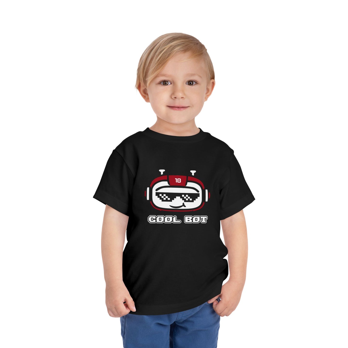 Cool Bot Toddler Short Sleeve Tee - Fun & Stylish Kids Tee for Playtime
