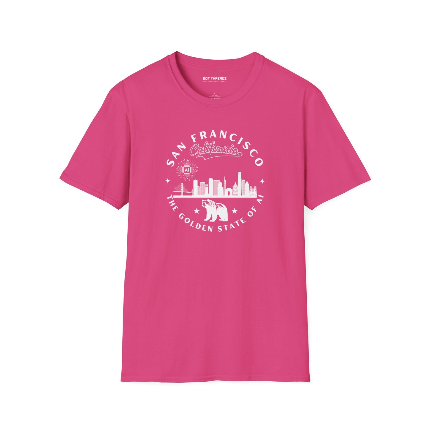 San Francisco CA The Golden State of AI - Unisex Softstyle Tee