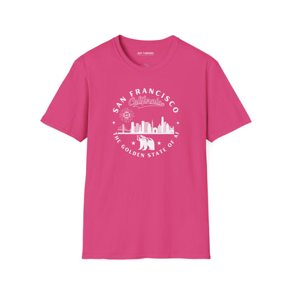 San Francisco CA The Golden State of AI - Unisex Softstyle Tee
