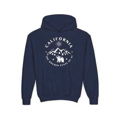California The Golden State of AI Youth Hoodie